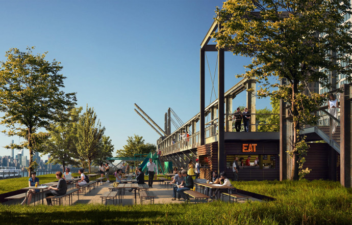 Le Domino Park, ouverture prévue en 2018.