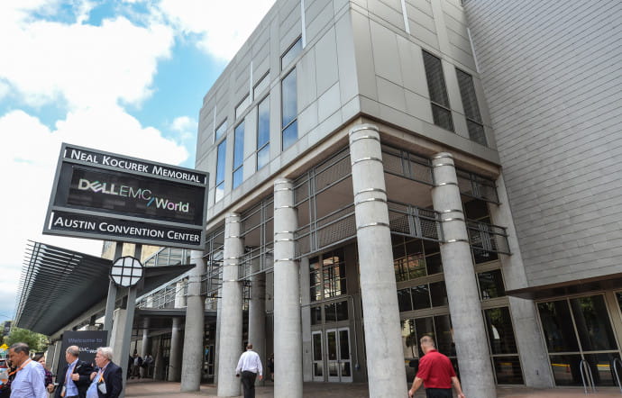 La convention Dell EMC World 2016, à Austin, Texas.