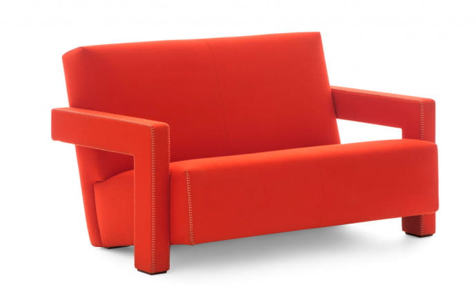 Fauteuil « Utrecht », de Gerrit Rietveld (Cassina), 1935.