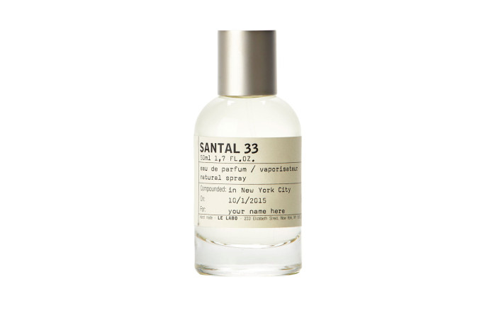 Eau de parfum « Santal 33 », Le Labo, 50 ml.
