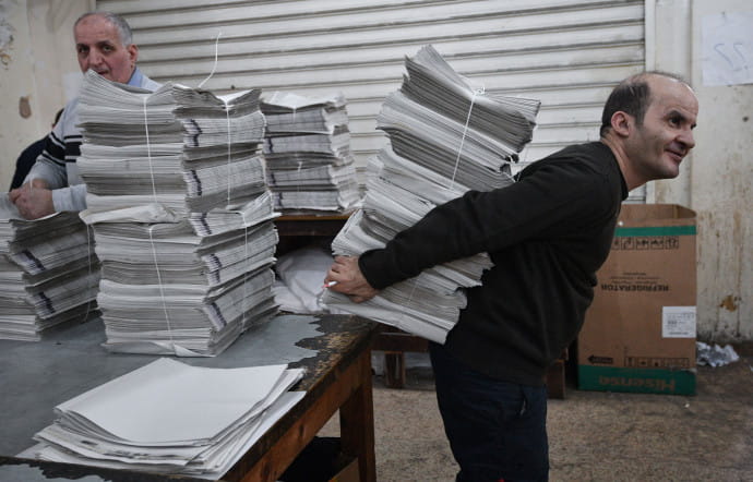 L’Orient-Le Jour, ce sont 15 000 exemplaires écoulés chaque jour, dont 30 % par abonnement.