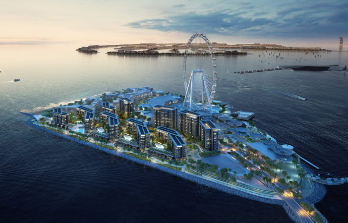 Le projet Bluewater Residences à Dubaï, inauguration prévue en 2018.