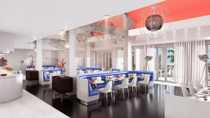 Les touristes chinois préfèrent s’attabler dans l’un des restaurants du resort plutôt que profiter de la plage. Ici, le Haitang Delice.