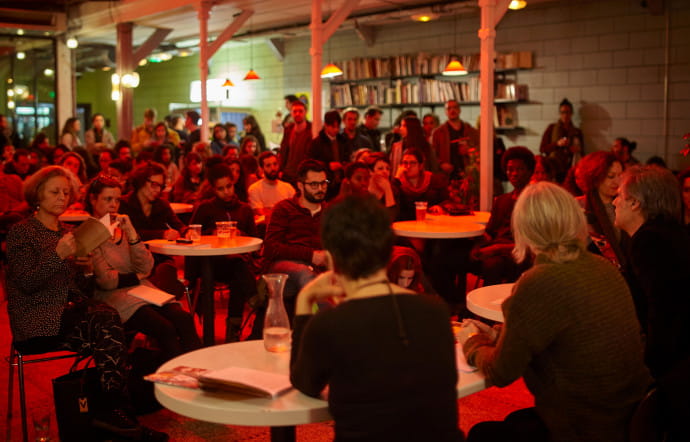 La Colonie, un espace de rencontre et café ouvert à tous inauguré par Kader Attia à Paris, rue Lafayette.
