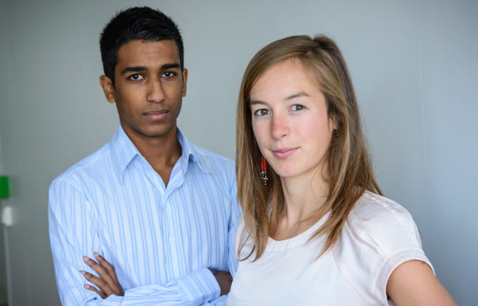 Idris Hassim et Claire Cano, fondateurs de LuckyLoc-Expedicar.