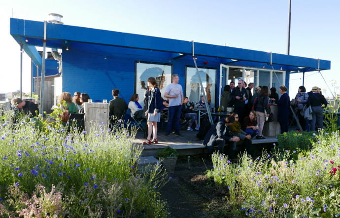 Le rooftop vert du restaurant Op Het Dak, make sure you visit it !