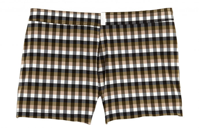 Vilebrequin gagne le pari risqué du maillot de bain à carreaux, 180 €.