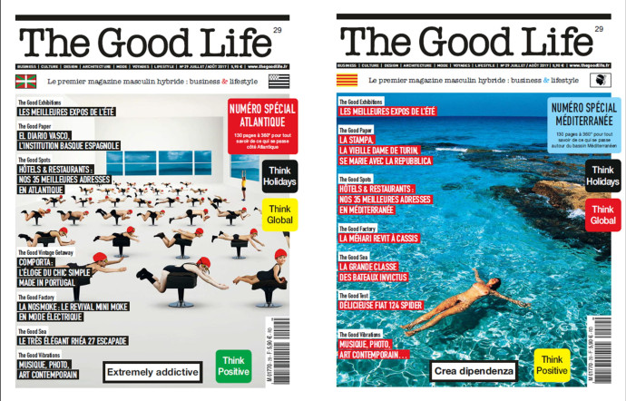 Deux magazines en un ! The Good Life N°29, en kiosque le 22 juin, 5,90€.