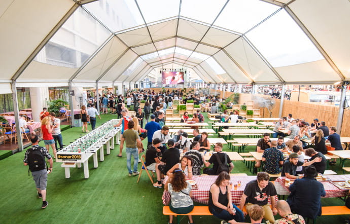 Sónar : créativité, musique et technologie du 15 au 17 juin à Barcelone. Ici, Sónar By Day 2016.