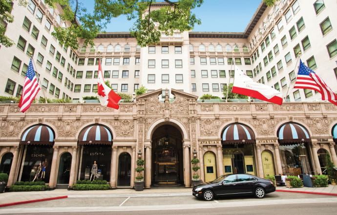 L’imposant Beverly Wilshire, du groupe Four Seasons.