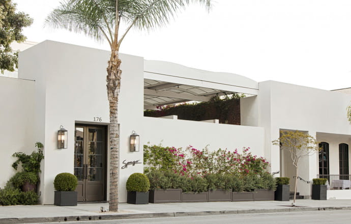 Le Spago, chic et discret.