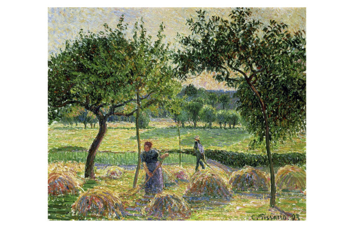 « Fenaison à Éragny », Camille Pissarro, 1893.