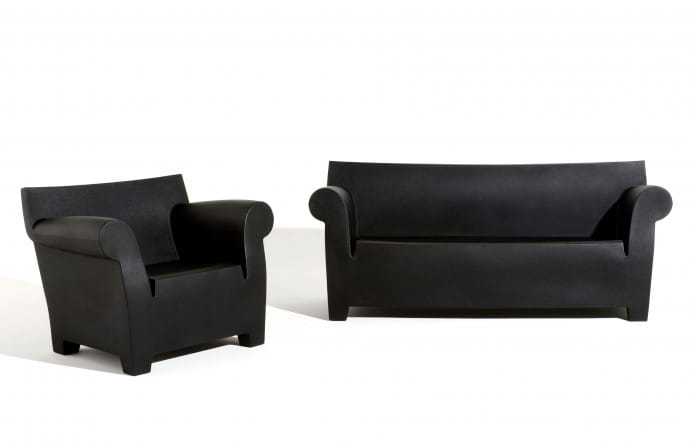 Cahise et canapé « Bubble Club », de Philippe Starck, Kartell.