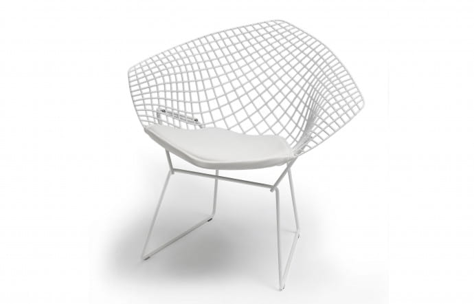 Chaise « Diamond », de Harry Bertoia, Knoll.