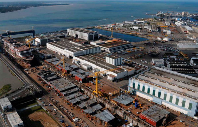 L’évolution des chantiers de Saint-Nazaire s’inscrit dans un contexte mondial.