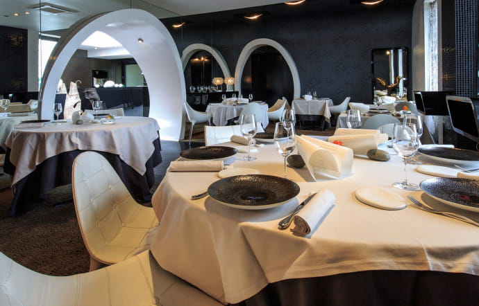 L’intérieur du restaurant d’Alexandre Couillon.