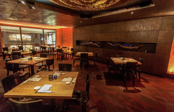 Le premier restaurant de la chaîne Nobu, le 57, à Tribeca, New York.