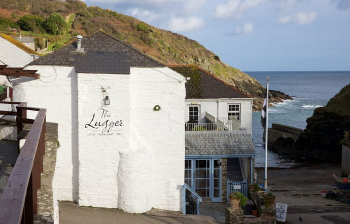 The Lugger, à Portloe, en Cornouailles.