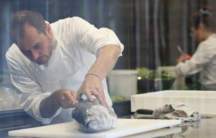 Le chef doublement étoilé Alexandre Couillon.