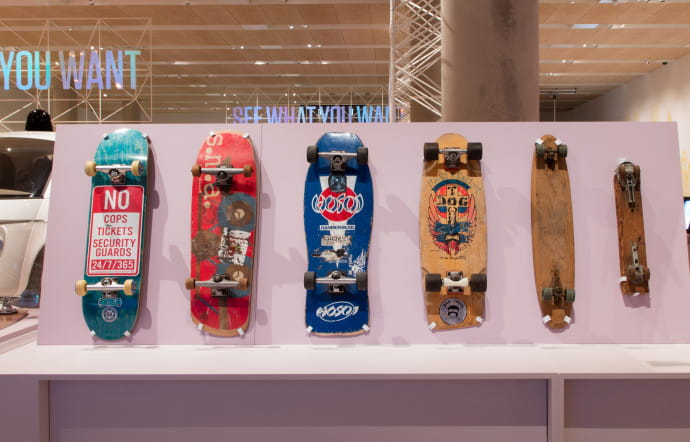 L’évolution du skateboard, l’un des symboles de la liberté à la californienne, entre 1951 et 2015.