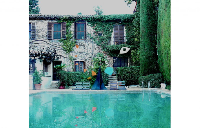 La Colombe d’Or à Saint-Paul-de-Vence.