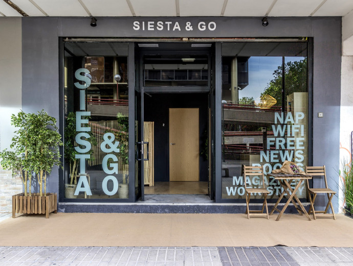 Siesta & Go, le premier nap bar à Madrid.