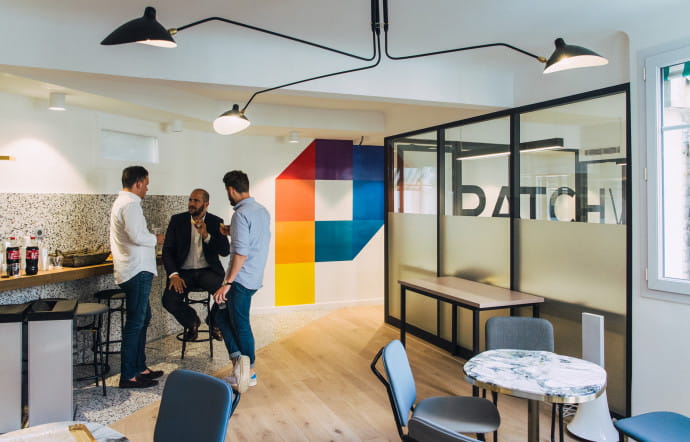 Les bureaux de Patchwork rue Pergolèse (Paris 16e).