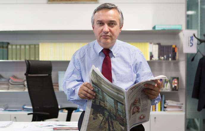 Maurizio Molinari, directeur de la rédaction de La Stampa.