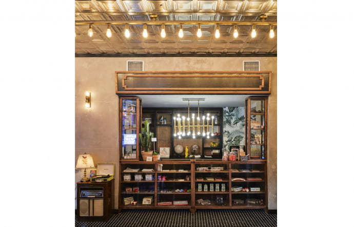 Le lobby du Max Brown Ku’Damm, résidence urbaine design et accessible.