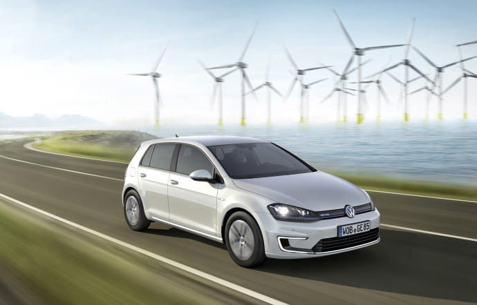 La Volkswagen E-Golf.
