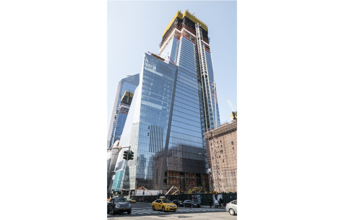 Le 30 Hudson Yards, l’un des 6 immeubles du projet éponyme. Inauguration prévue pour 2019.