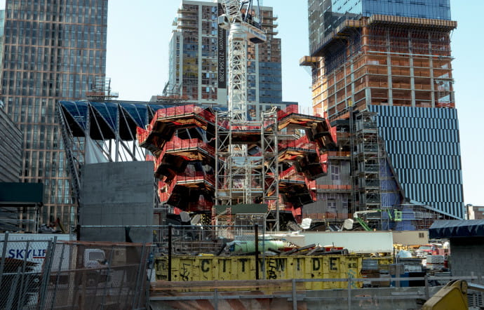 Le Vessel en construction, la future Tour Eiffel de New York ?