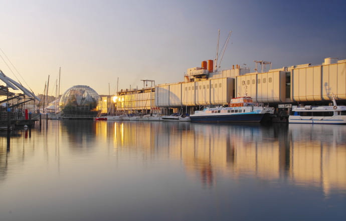 L’Aquarium de Gênes par Renzo Piano, archistar originaire de la ville.