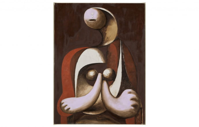 « Femme Assise dans un Fauteuil Rouge », Pablo Picasso, 1932, huile sur toile, Paris, Musée national Picasso-Paris.