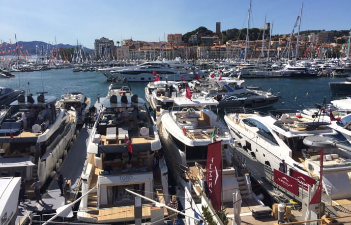 La baie de Cannes, un cadre idéal.