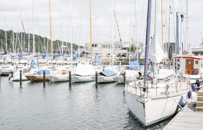 Le gigantesque port d’Aarhus.