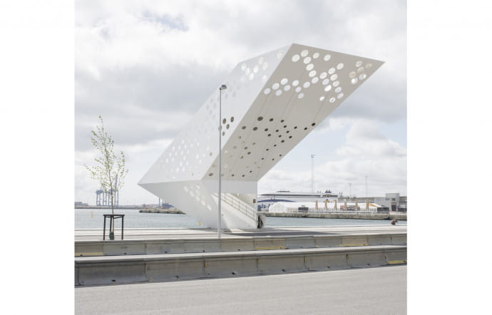 Le port d’Aarhus compte 8,8 km de quais et 5,3 km de jetées.
