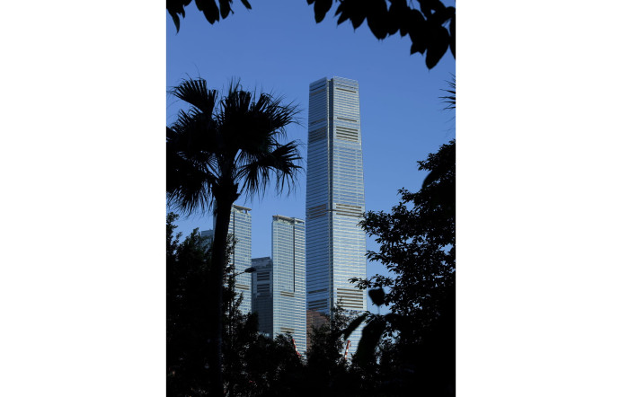 L’imposant immeuble de la Deutsche Bank à Hong Kong.