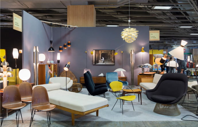 Les Puces du Design en novembre au parc des expositions de la Porte de Versailles en partenariat avec IDEAT.