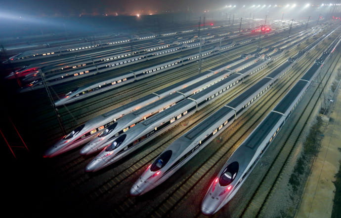 Le China Rail High-Speed (CRH), réseau TGV chinois, ne cesse de s’étendre.