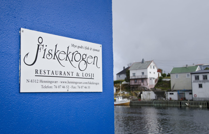 Le restaurant Fiskekrogen, dans les Îles Lofoten.