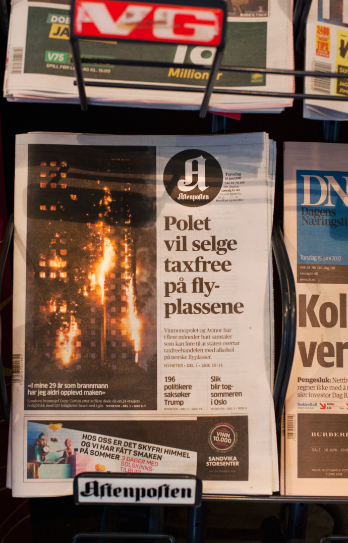 L’actualité internationale et les questions environnementales représentent les domaines de prédilection de l’Aftenposten.