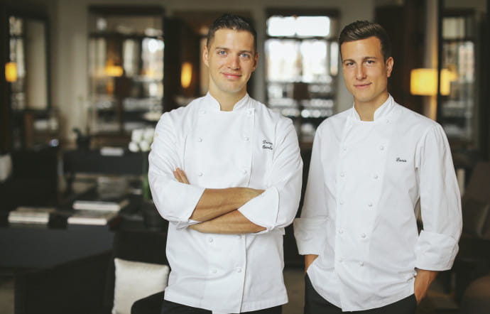 Dario Ossola et Dario Boschetti, les chefs de l’Aman de Venise promoteurs du tout nouveau concept Arva, « terre cultivée » en Latin.