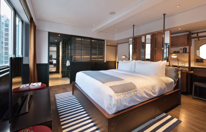 Une chambre « extra large ».