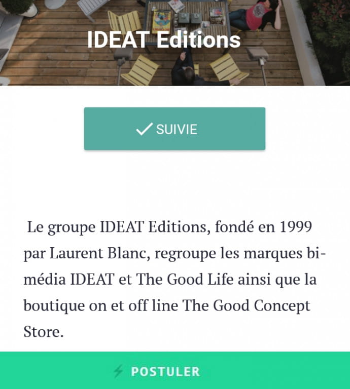 Bonjour, je suis IDEAT Editions, et vous ?
