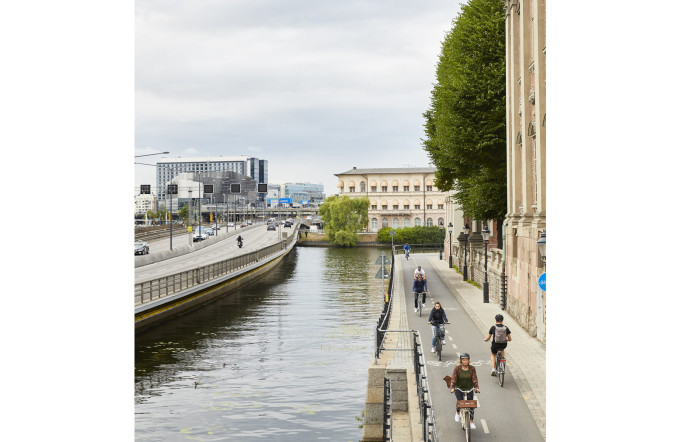 Très respectueuse de l’environnement, Stockholm  dispose de 760 km de voies cyclables.