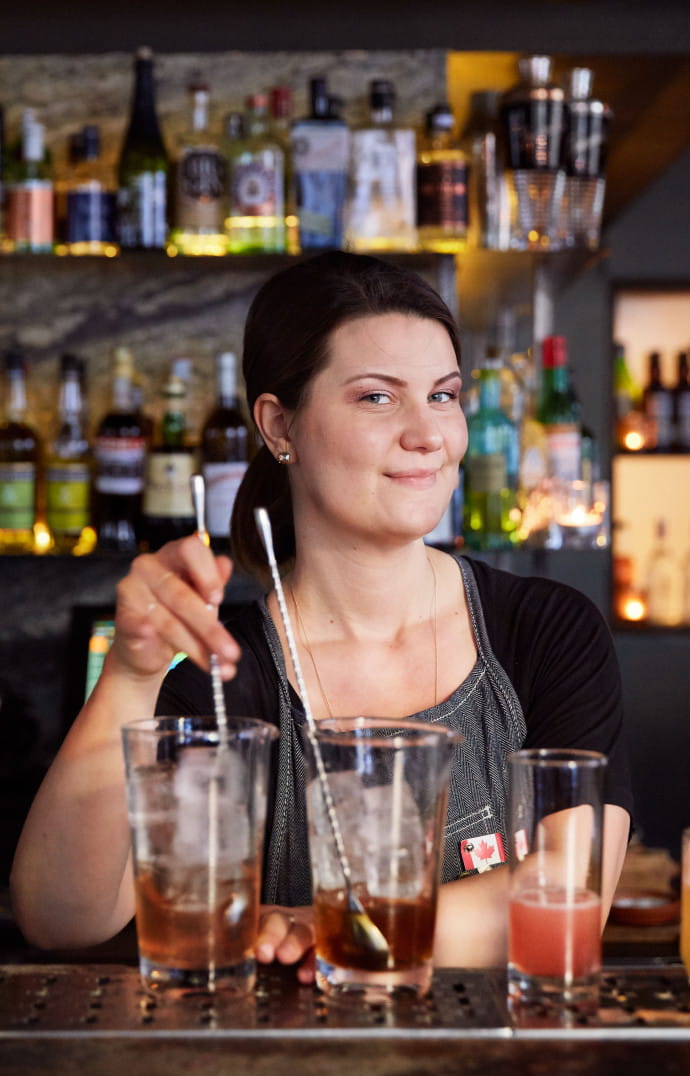 Le Corner Club a été conçu par une bar manager canadienne.