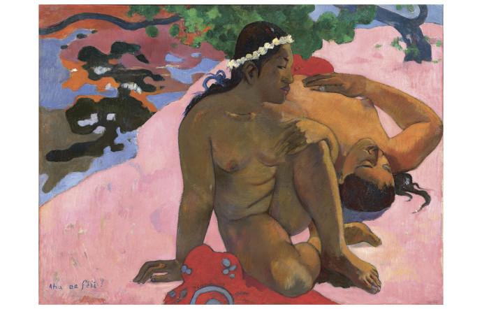 Aha Oe Feii ? (Etes-vous jaloux ?), Paul Gauguin, 1892.