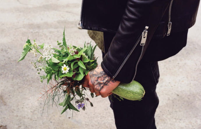 Les légumes de saison jouent un rôle clé dans la cuisine de Guillaume Sanchez.