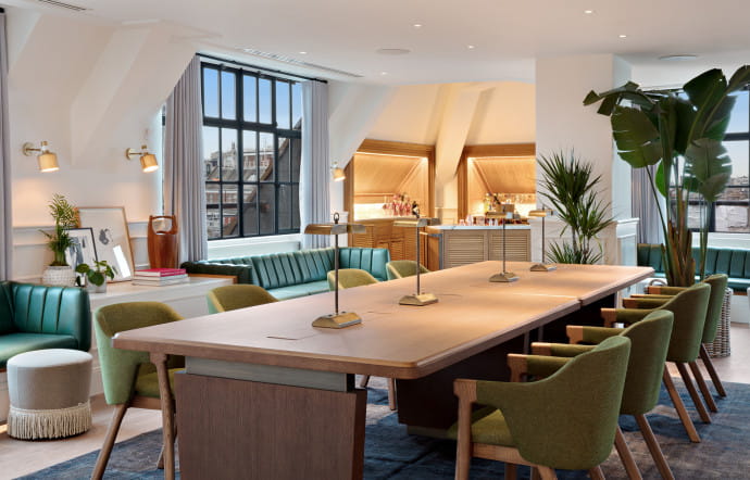 Le loft de la Mortimer House dans un bâtiment Art déco de Fitzrovia.